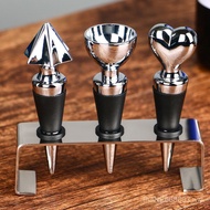 Wine Stopper High-End Wine Stopper Wine Fresh-Keeping Stopper Wine Bottle Sealing Stopper Stainless 
