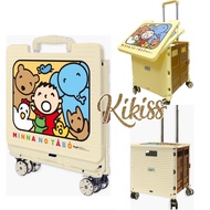【現貨/訂】 行貨正版- Sanrio 大口仔   四輪摺疊式購物車/ 拉桿收納箱 升級版 購物車 外出車 ｜ Foldable shopping cart
