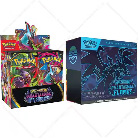 In Stock 100% Original PTCG Pokémon US Version ME02 Card Supplement Pack Phantasmal Flames English C