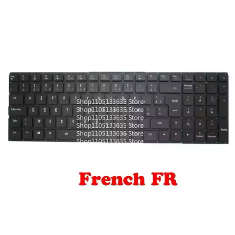 Laptop French FR Keyboard For Gigabyte AERO 15-W9 15-X9 15-Y9 No Backlit Paper