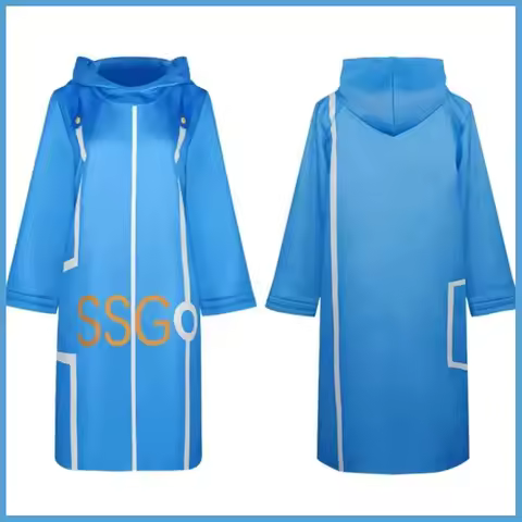 Movies Turtle Island Tony Chopper Thousand Sunny Cosplay Costume Blue Hooded Robe Coat Backpack Boy 