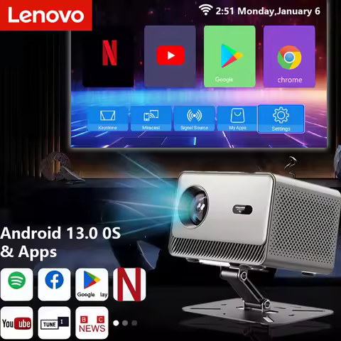 Lenovo 30000 Lumens 4K HUD Projector Laser Focus Android 13 Projector Auto Focus Support 8K Native 1