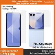 Screen Protector Samsung Galaxy Z Flip 7 Flip7 5G IMAK Hydrogel Whole Set Coverage