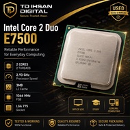 Intel Core 2 Duo E7500 2.93GHz 2-Core 2-Thread 3MB Cache LGA775 Desktop CPU Processor | Used