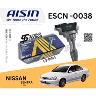 AISIN ADVICS ESCN-0038 IGNITION COIL For Nissan Sentra N16 OEM: 22448-4M50A