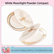 CT Powder Compact - 9g White Moonlight Powder Compact - Soft-focus, matte finish, beauty-enhancing, 