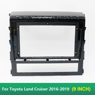 9 Inch Car Frame Fascia Adapter Canbus Box Decoder For Toyota Land Cruiser 200 LC200 Android Radio D