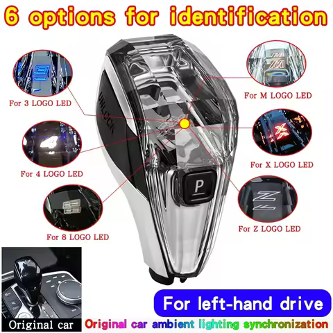 For BMW 1 2 3 4 8 Series G20 G22 G29 G05 G06 G07 G08 iX3 X3 X5 X6 X7 Z4 Crystal Gear Shift Knob Leve