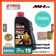 [100% ORI] YAMALUBE SEMI SYNTHETIC / YAMALUBE FULLY SYNTHETIC / YAMAHA OIL FILTER / YAMALUBE ENGINE OIL / Y15