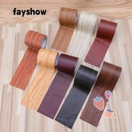 FAY /5M/Roll Home Decor Repair Skirting Line Wood Grain Tape Floor Realistic Furniture Renovation Duct Tape Adhensive