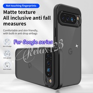 For Google Pixel 10 Pro XL 5G New Luxury Simple Black Matte Clear Lens protection Cover For Google P