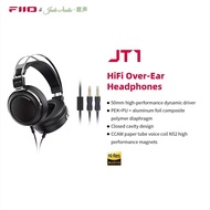 FiiO JT1 3.5mm Studio Headphones for Recording Gaming with Microphone, 50mm Diaphragms Driver HiFi S