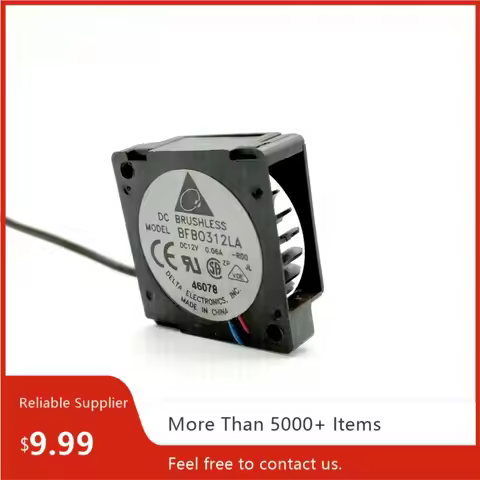 Original Delta BFB0312LA 12V 0.06A 30mm Mini Turbo Blower Fan 3-Wire for Compact Electronics & Preci