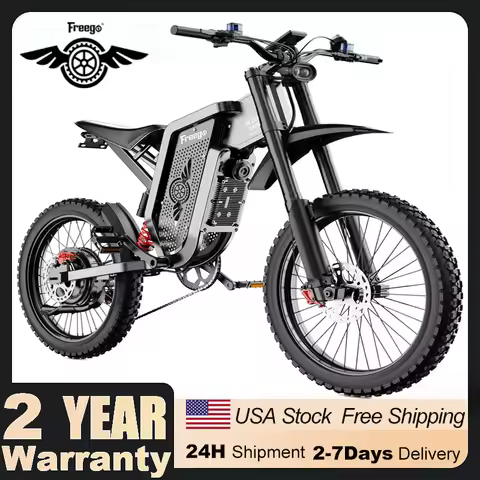 FREEGO X2 Pro Electric Motorcycles 6000W Brushless Gearless Motors 60V30AH Lithium Battery Speed 85K