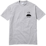 左胸 Mt Fuji 3776 短袖T恤 灰色 富士山 日本 雪 禮物