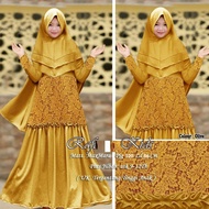 Jfrendfashion-Gamis syari anak umur 10-12 tahun / Baju syari anak muslimah / setelan hijab anak mode