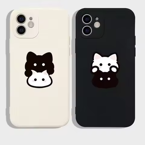 Cat Lover Couple Paired Phone case For Samsung galaxy s26u a17 a16 a15 a24 A23 A36 A56 WIDE8 7 6 jum
