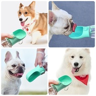 Dog Outing Water Bottle Drinking Fountain Water Cup Portable Drinking Water Feeder Dog Walking Water
