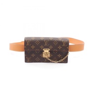 【二手】LOUIS VUITTON腰包/斜背包/S型鎖扣腰包 PM Monogram M44667 PVC塗層帆布皮革 S型鎖扣腰包 PM