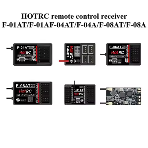 Complete Set HOTRC Transmitter Receiver F01AT F01A F04AT F04A F08AT F08A Wireless Signal Module For 