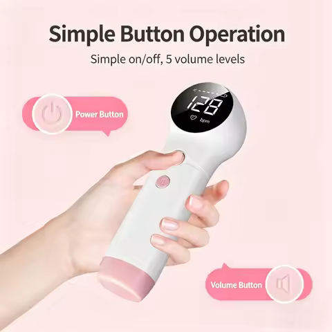 Portable Ultrasound Doppler Fetal Pregnancy Electronic Monitor For Pregnant Women Baby Fetal Movemen