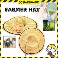 20” Farmer hat/Grass hat/Straw hat/Topi petani/Worker hat/Topi mengkuang/Topi kerja/Topi rumput/Topi Berkebun/草帽/农夫帽子