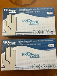Prozone 一次性醫用乳膠手套 (無粉 / 加厚)