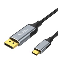 6.6FT USB C to DisplayPort Cable 4K@60Hz, 2K@165Hz, 2K@144Hz, USB Type C to DP Cable Thunderbolt 3/4