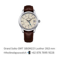 Grand Seiko GMT SBGM221 Leather 39,5 mm - 2015