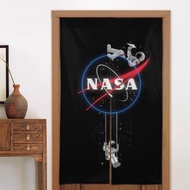 Nasa Partition Half Curtain Kitchen Restaurant Fabric Curtain Door Curtain Japanese Style