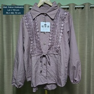 KEMEJA FABELA SHIRT TOP BY WOMEN QUEEN (minor defect)