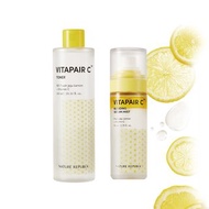 送人參蜂王水潤霜 VITAPAIR 維他命C光澤化妝水+精華導入噴霧組合