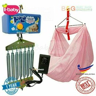 Set Motor Buaian Elektrik /Electronic Baby Cradle Free Adapter, springs & net