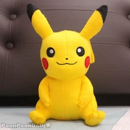 ตุ๊กตา ปิกาจู ตุ๊กตา Pikachu ตุ๊กตา Pikaju ท่านั่ง ตุ๊กตา Doll Plush toys ยี่ห้อ โปเกม่อน โปเกมอน Po