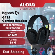 LOGITECH G435 Wireless Gaming Headset with LIGHTSPEED / Bluetooth Connectivity & 18h Play Time
