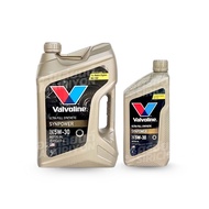 Valvoline Synpower 5w-30 น้ำมันเครื่องเบนซินสังเคราะห์แท้ ขนาด 4+1L