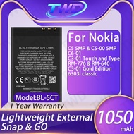 BL-5CT BL5CT Large capacity Battery For Nokia C5 5MP/C5-00 5MP/C6-01 Batteries New High Quanlity