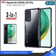 Case Free TG Clear Xiaomi Mi 10T and Xiaomi Mi 10T Pro