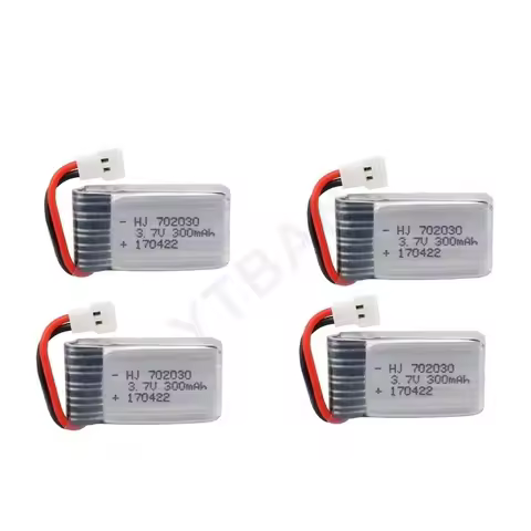 3.7V 300mAH Lipo Battery For U816 F180 E55 FQ777 H107 X11C Remote Controlled Aircraft Drone Batterie