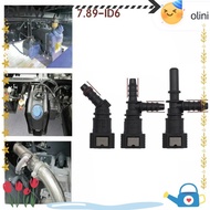 OLINI Hose Coupler, 45° PA12 Plastic  Line Hose, Durable Bundy Tee 7.89 ID6 Pipe Coupler