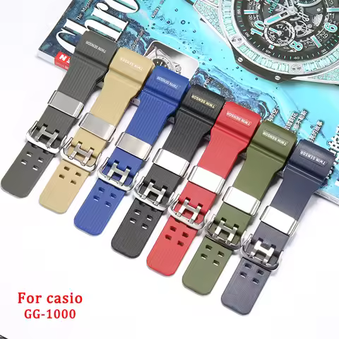 Resin Strap Suitable for Casio Mudmaster GG1000 GWG100 GSG100 Men’s Watch Band Sports Waterproof Sta
