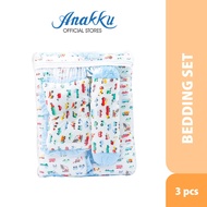 Anakku Baby Bedding Set W Playard Mattress + Pillow + Bolsters Set (Car) | Set Katil Bayi 174-751 ER