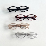 ISLA Eyewear Women's Retro Small Oval Clear Eyeglass Frame Y2K Eyeglasses Spectacles Frame