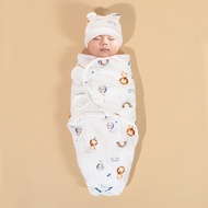 Full Body Adhesive Baby Swaddle Set Hat and BANDO Soft Blanket/ 50x60cm Baby Diaper/