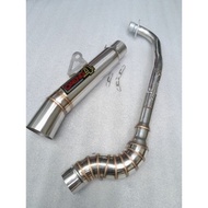 Daeng sai4 Pipe canister conical open specs exhaust Pipe for Wave 125 Xrm 110/125 Wave 100/110/115 R