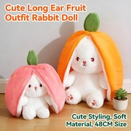 cute strawberry rabbit plush toy doll gift birthday fruit pillow plushie doll rabbit toy plushie