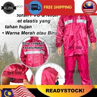 BAJU HUJAN SET CANEL & CO Raincoat Rain suit / Baju Hujan Motorcycle Bike Bicycle PVC Jacket / Rain-