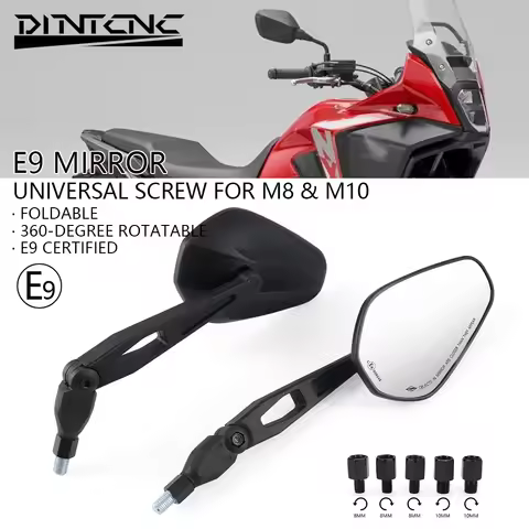 M8/M10 Universal E9 For YAMAHA TENERE 700 XT 1200Z 660 600 TRACER 700 900 TRACER7 Motorcycle Rearvie