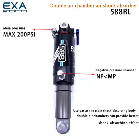 EXA 588RL shock absorber 190MM/185MM bicycle mountain bike rear bladder 588RL rear shock absorber do