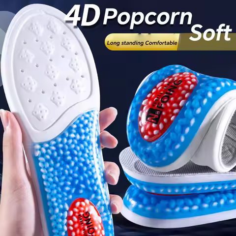 Latex Sport Insoles Soft High Elasticity Shoe Pads Breathable Deodorant Sweat Absorbing Foot Cushion